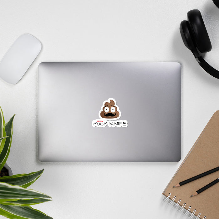 Special Edition Sewer Sticker | Mustache Poo Emoji Sticker