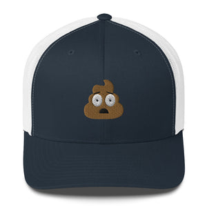 Vintage Snap Back Crap Cap | Poo Emoji Trucker Hat