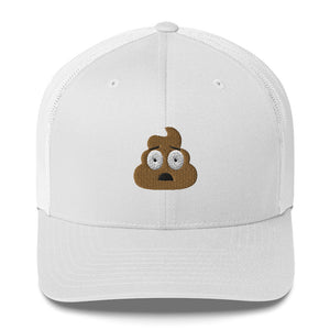 Vintage Snap Back Crap Cap | Poo Emoji Trucker Hat